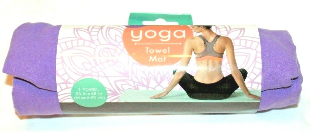 Ultra Soft Purple Yoga Towel Mat YT-303