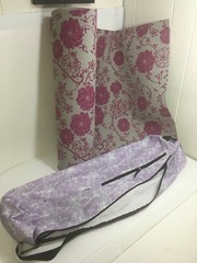 Yoga Mat Legacy Yoga Mat Bag With Pocket Shoulder Strap Paisley Print NEW