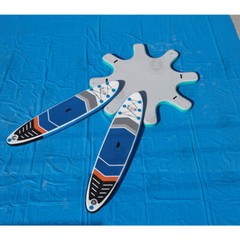 NEW DWF 9’6″ Inflatable Yoga Dock Platform For Yoga Fitness Ocean Sea