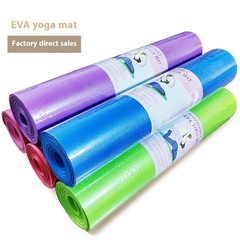 Eva Yoga Mat Monochrome Camouflage Embossed 6-10mm Fitness Sports Anti-slip