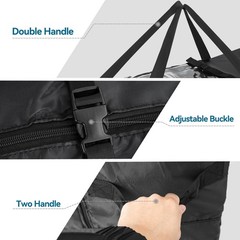 Folding Mattress Storage Bag, Fits 4″ Single Mattress 650D Oxford Cloth Trifo…