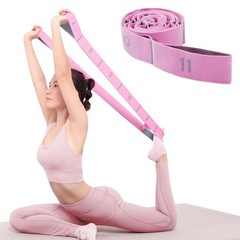 11 Loops Stretching band – Yoga, Pilates, Ballet Stretching Band for Flexibil…