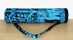 Indian Tie Dye Elephant Yoga Mat Carrier Mandala Large Bag With Shoulder Strap