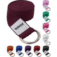 Yoga Strap Belt by RDX, Yoga Blocks and Strap, D-Ring Buckle, Adjustable Belt