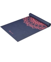 Yoga Mat Gaiam Print Non Slip Exercise & Fitness Mat for All Types of Yoga