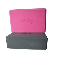 Set of 2 Yoga Blocks/Yoga Block Choose Your Color and Size GREY and PINK