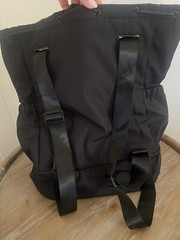 Beyond Yoga Backpack Hiking Exercise Shoes Polyester 19 x 12 x 5.5 Black NWT