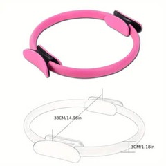 1Pcs Brand New Yoga Fitness Ring Circle Pilates Women Girl Exercise Home Resista