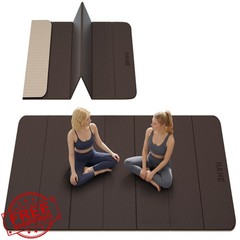 HAHE Exercise Mat Milk Coffee Brown