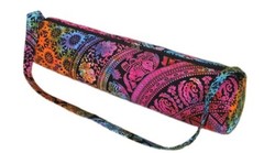 Indian Rainbow Elephant Mandala Bags Shoulder Strap Yoga Mat Carrier Yoga Bag US