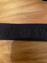 Black Lululemon Sweat Once A Day Yoga Mat Strap