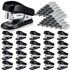 Pack Mini Staplers Bulk with 15000 Nail, Office Staplers for Desk 25 Sheet 20