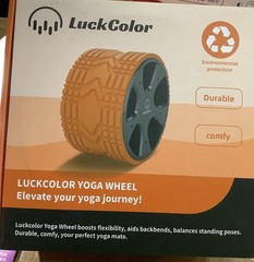 New LUCKCOLOR YOGA WHEEL