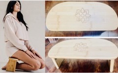 MINDFUL MODERN FOLDING BAMBOO MEDITITATION BENCH