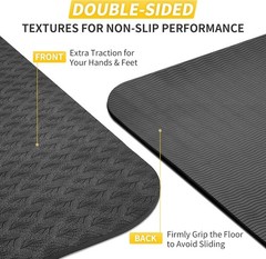 Yoga Mat for Women Men Kids, 1/3 & 1/4 & 2/5 Inch Extra Thick Yoga Mat Non Sl…