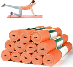 Bulk 12 Non-Slip Yoga Mats 68″x24″ for Home Gym & Fitness Workouts