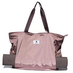 Yoga Mat Bag Yoga Tote Carrier Shoulder Bag Carryall Tote for B Pinkish Purple