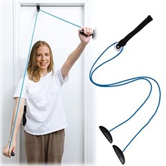 Shoulder Pulley Over The Door Physical Therapy System, Exercise Pulley, Blue