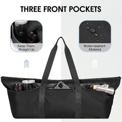 Large Yoga Mat Bag with Shoes Compartment and Wet Pocket Ladies Pilates Gym T…