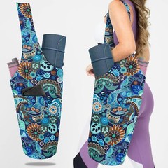Yoga Mat Bag Yoga Tote Bag with Large Pocket and Zipper Pocket Yoga Mat Bag C…