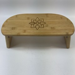 Meditation Kneeling Bench w/ Foldable Legs & Removable Cushion + Travel Bag