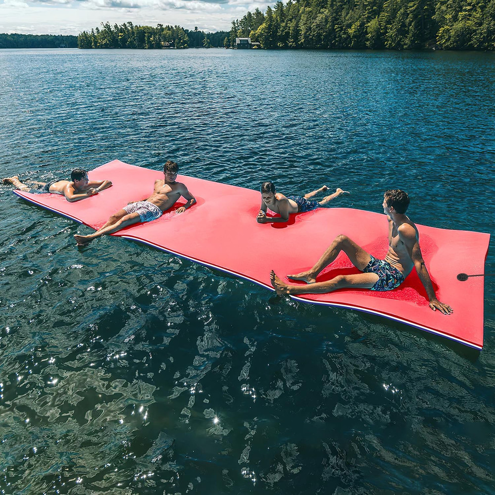 Oversized Lily Pad Floating Mat, 3 Layer 7’/9’/12’/18′ Floating Water Mat,Ocean,
