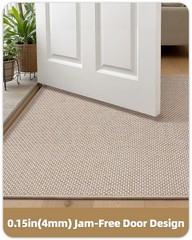 Dirt Trapping Mat Indoor, Non Slip Doormat, Woven Entrance Carpet, Clean…