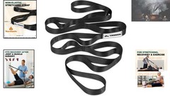 Aesthetic Stretching Strap for Exercise & Physical Therapy – 75″ Long, 1″ Wide