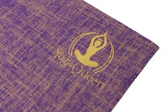 Jute Yoga Mat – Purple