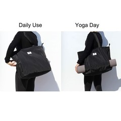 Yoga Mat Bag Tote Carrier Shoulder Carryall For Office Pilates Travel Gym