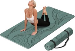 PAIDU Extra Wide 72×36 Inch 10mm Thick Non-Slip Yoga Mat