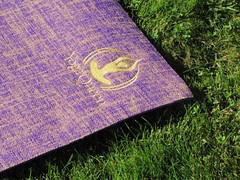 Jute Yoga Mat – Purple