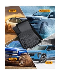 All Weather Floor Mats Full Set for Chevy Trax 2014-2023 for Buick Encore 201…