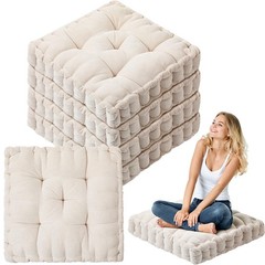 Jerify Floor Pillow Cushions Large Round Square Large Meditation Floor Pillow…