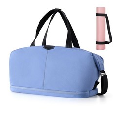 Timeet Expandable Gym Duffel Bag For Women with Yoga Mat Strap, 47L Sports Du…