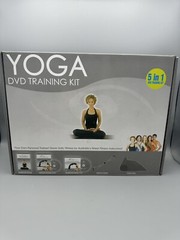 Complete Yoga Kit DVD Training Bundle Yoga Mat Workout Book Stretch Strap SDS