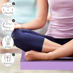 Exercise Balance Pad, Non-Slip Cushioned Foam Mat & Knee Pad for Fitness and Sta