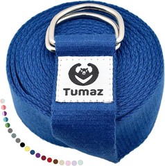 Vibrant 10ft Yoga Strap – Multi-Color Options with Strong D-Ring Safety Feature