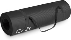 CAP Barbell /-Inch High Density Exercise Yoga Mat with Strap | Multiple Options