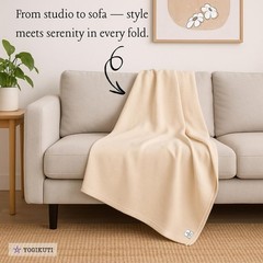 Yogikuti Iyengar Yoga Blanket Set Of Handwoven Cotton Blankets For Restorative