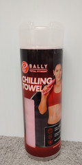 NEW-Bally Total Fitness Chilling Towel Pink. (00)