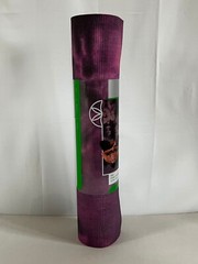 Gaiam Premium Tie Dye Yoga Mat – Purple – 68″L x 24″W x 6MM – BRAND NEW