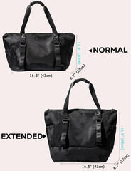 Extendable Yoga Mat Carrier with Straps & Laptop Pocket – Large Tote Bag