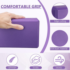 10 Pcs Yoga Blocks Eva Foam Blocks Supportive Yoga Brick Soft Non Slip Gymnastic