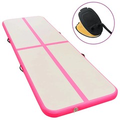 Gymnastics mat with pumps inflatable 300x100x10 cm PVC P