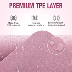 Extra Thick Non-Slip Yoga Mat 10MM – Eco-Friendly Rubber & TPE with Strap