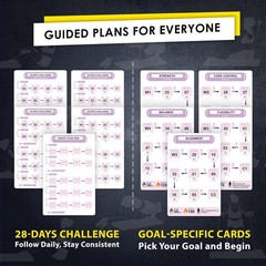 Pilates Reformer Board Exercises 71 Cards Home Workout Postures Fitness