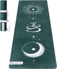 Non-Slip Eco-Friendly Yoga Mat 5mm with Strap – Lightweight 72″x24″ for Home Gym