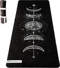 Yoga Mat with Strap 5Mm Non Slip Suede & TPE – Eco-Friendly Fitness & Exercise M