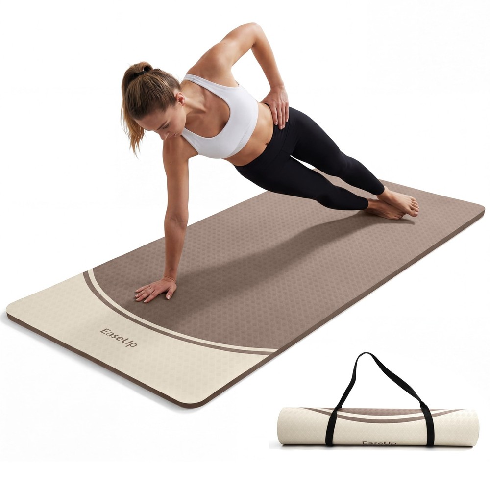 Extra Thick Yoga Mat -2/5 inch (10MM), 72.8×31.5″ Extra Long-Wide, Profession…